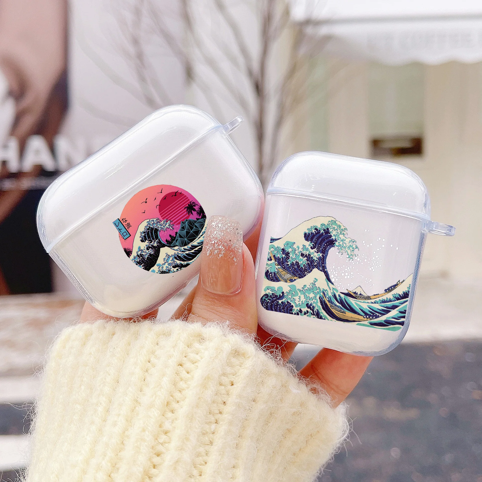 

Чехол Great Wave для Apple Airpods 1 2 Pro, чехол, защитный чехол для наушников, прозрачный чехол, мягкий силиконовый чехол для Airpods Pro 3, сумка для зарядки