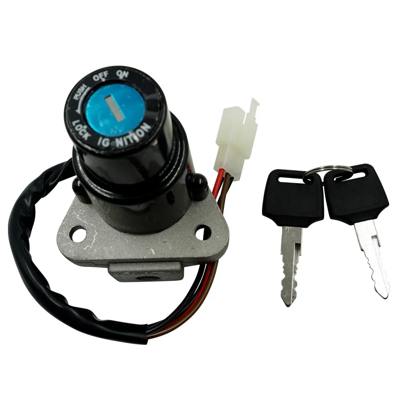 مفتاح قفل باب كهربائي مفتاح الإشعال للدراجة النارية لـ ياماها DT125 R/TZR 125/250 XT350/XT600 FZR400 TW200 TW225 XT225 TZR250