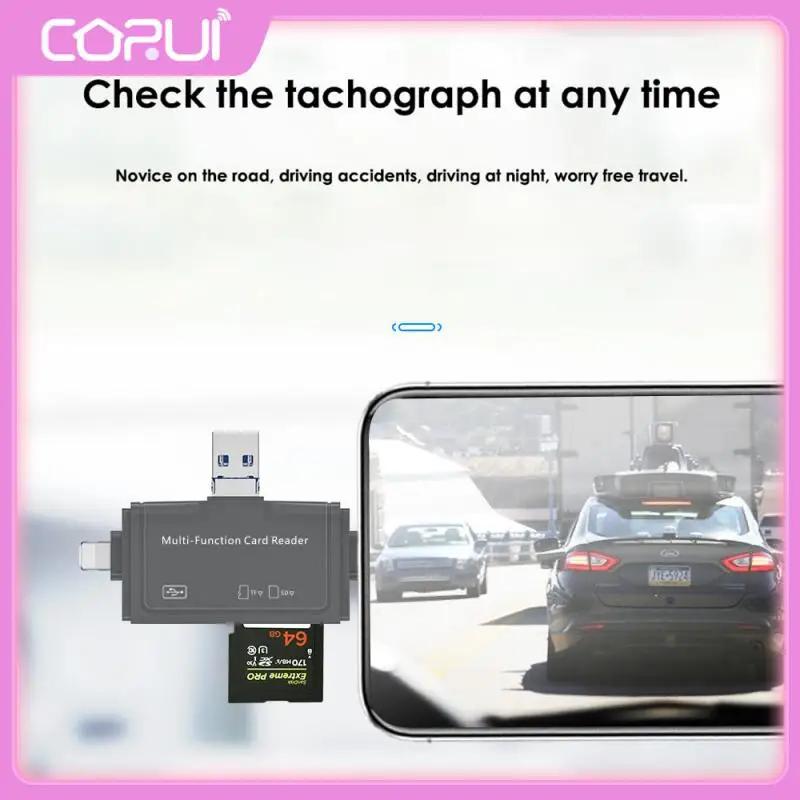 

Extension Readers Memory Card Reader Adapter 7 In 1 Universal Otg Tf/sd Card For Android Phone Computer Laptop Accessory Usb 2.0