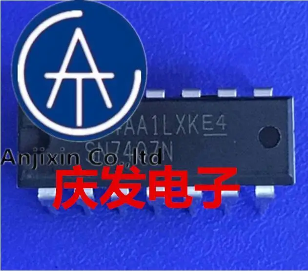 10 шт., 100% оригинальные новые фотообои SN7407N DIP14