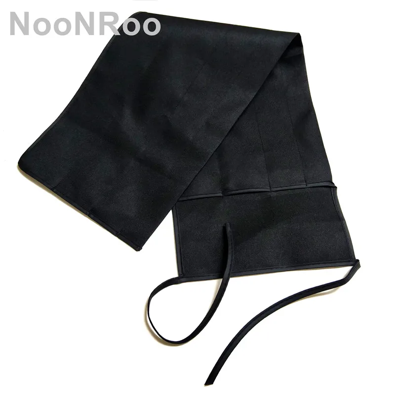 NooNRoo 100% Cotton Bag for fly 4 section rod blank Black color cloth high quality Fly Fishing Rod bag  3pcs/bag