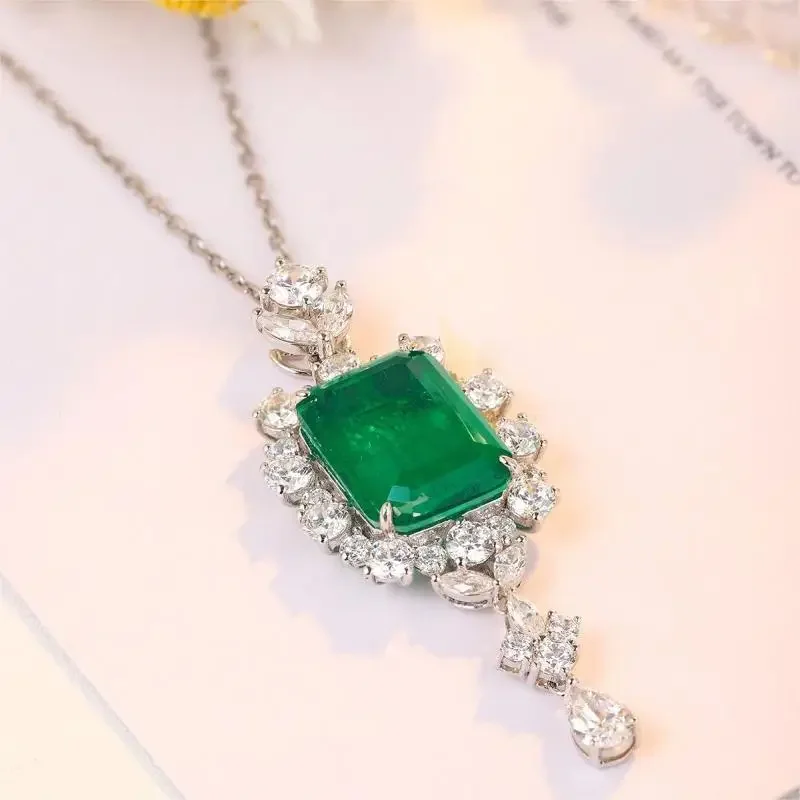 RUIF 2024 горячая Распродажа S925 Серебряный основной камень карат ожерелье