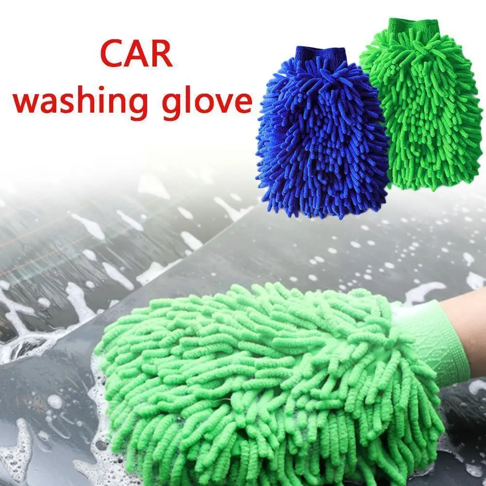 

Перчатки для сушки и чистки автомобиля, ультратонкое волокно, синель, аксессуары для дома, инструмент для мытья окон, автомойка, микрофиб Y8m6