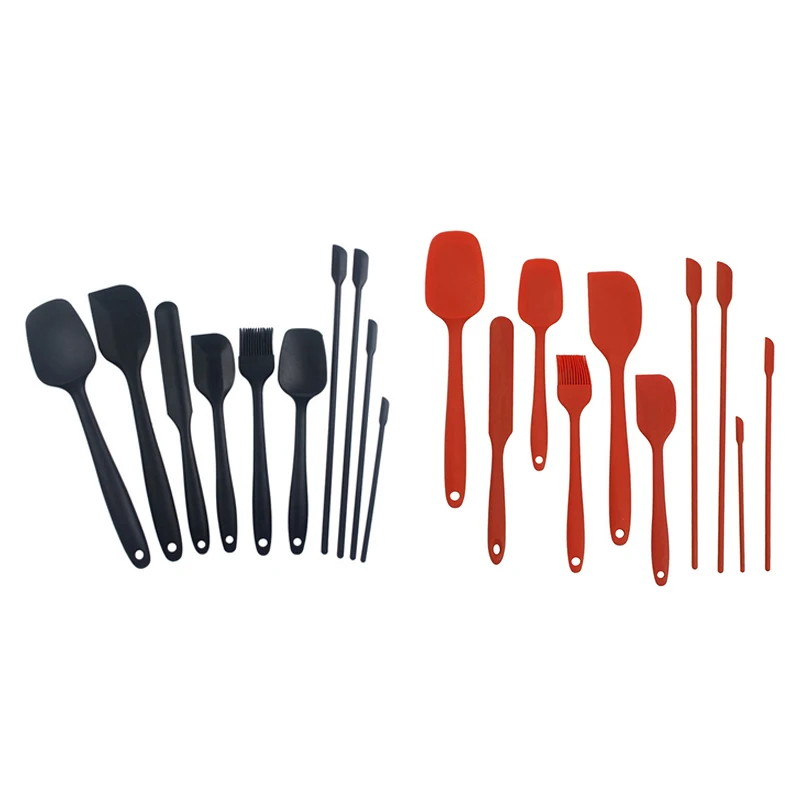 

Food Grade Silicone 10 Pcs Spatula Kitchenware Baking Spatula Set Silicone Cake Spatula Baking Accessories Baking Tool
