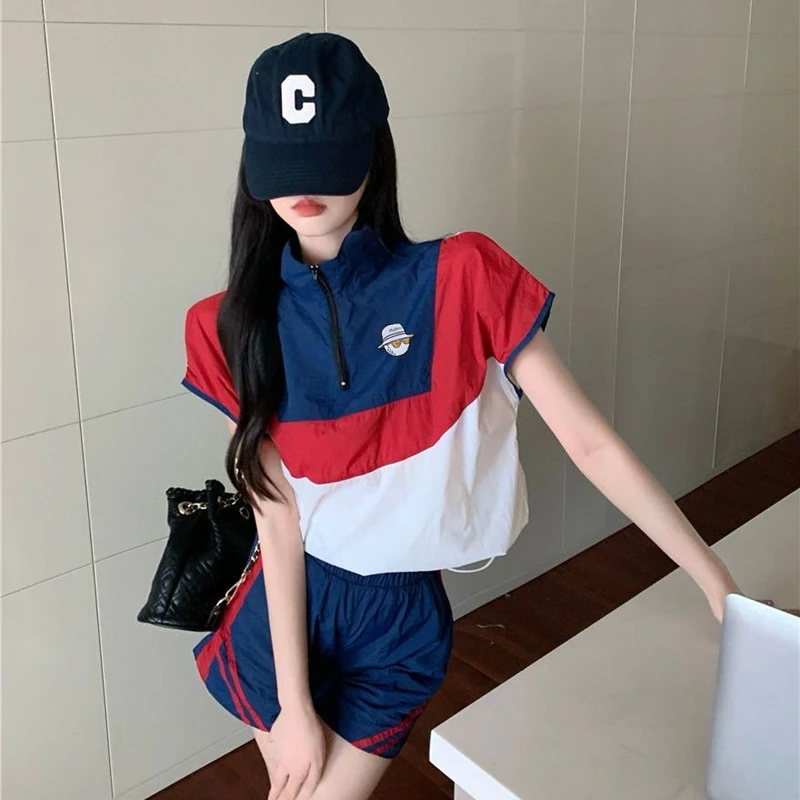 Women's Golf Clothing Utaa Golf Shirts Golf Shorts Golf Suit 2023 Women's Golf Wear New Goods 2-piece Set Women Tennis Suit