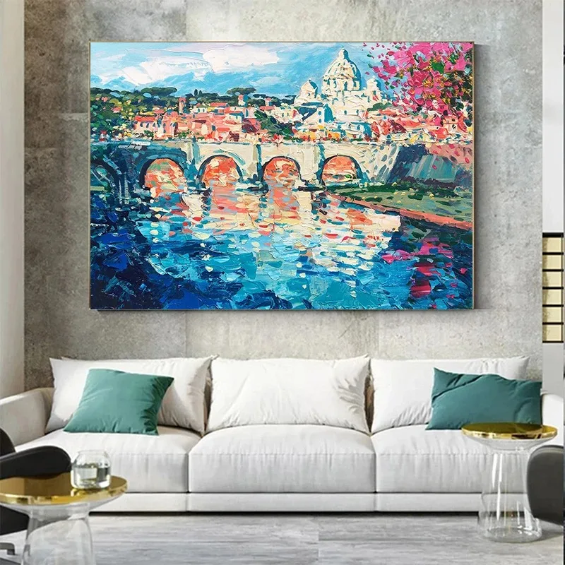 Современный Стиль Итальянский Пейзаж Настенный Художественный Постер - Townlet