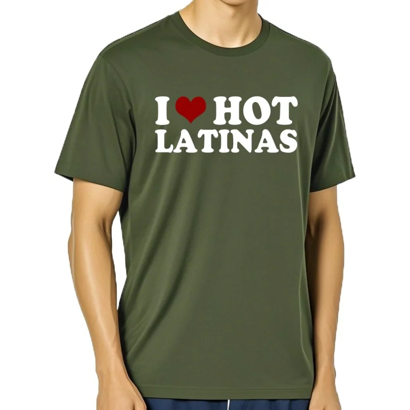 Фото Camiseta con estampado de I Heart para hombre, ropa de calle de manga corta, regalos de cumpleaños №3