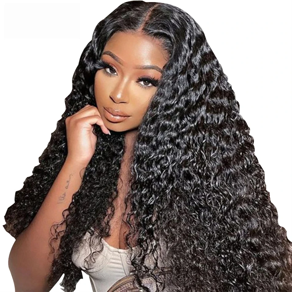 Wear and Go Deep Wave 4x4 5x5 HD Парик с кружевной застежкой и предварительно выщипанной