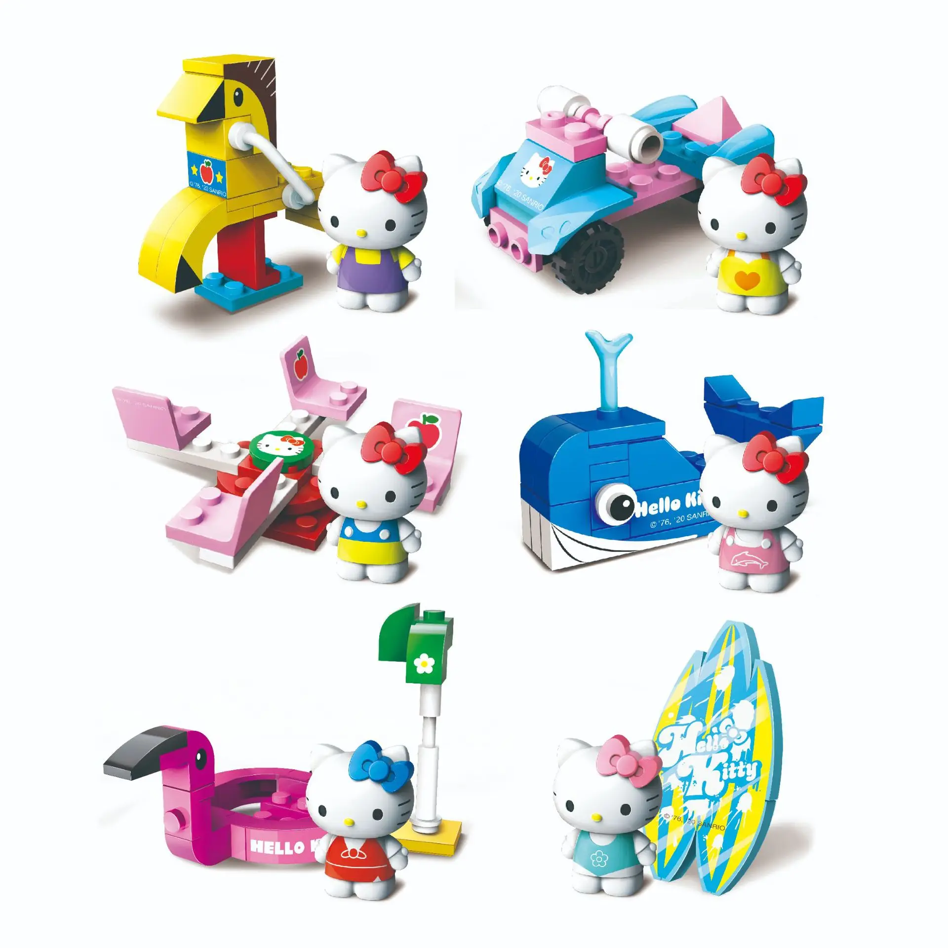 

Детали для сборки Hello Kitty