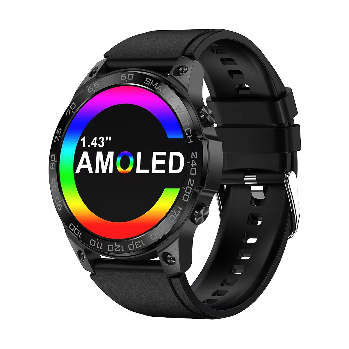 

CRTORRS 2023 New Men Smart Watch 1.43'' 466*466 AMOLED 400mAh Smartwatch NFC Bluetooth Phone Call IP68 Waterproof Sports Watches