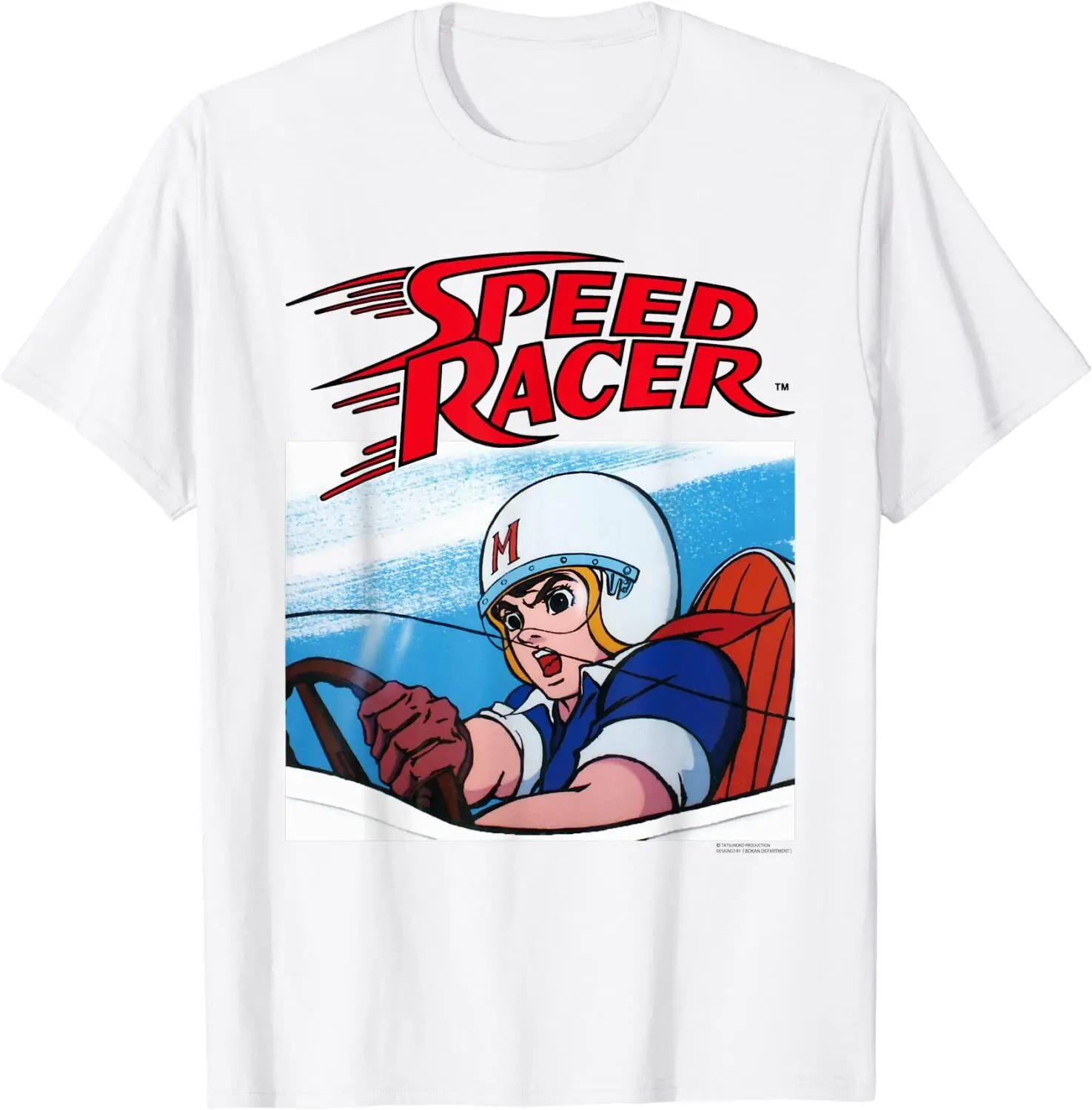 Футболка Speed Racer Mach GoGoGo Go Mifune белая Tatsunoko Pro JP LTD оригинал