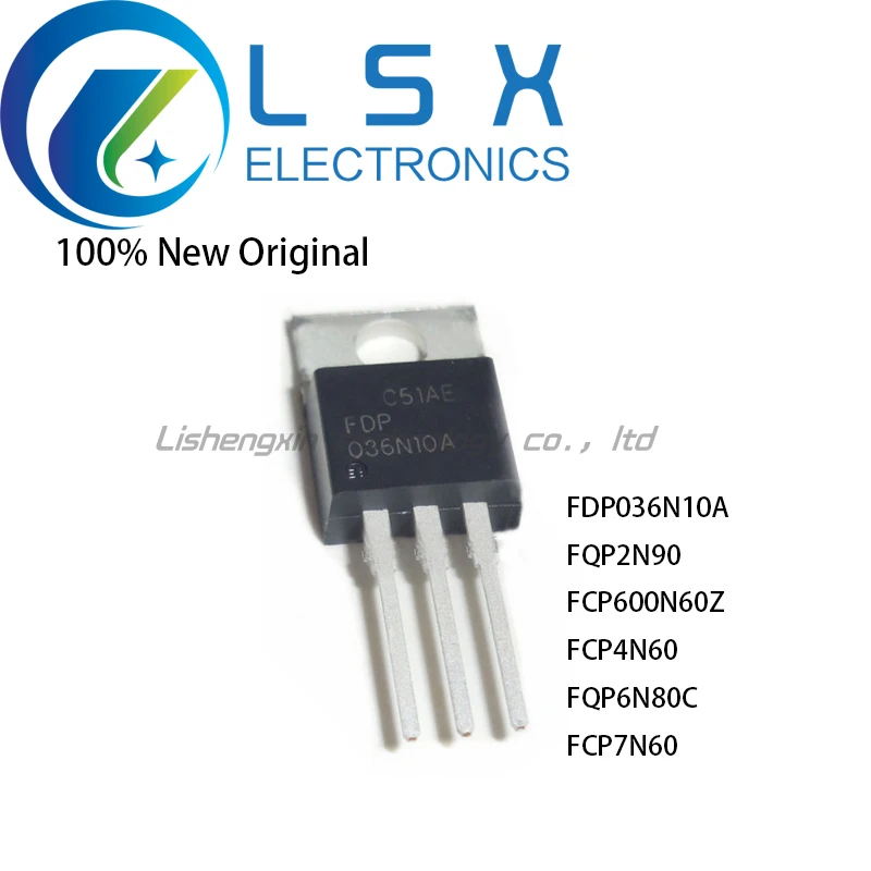 Новинка/10 шт. FDP036N10A FQP2N90 FCP600N60Z FCP4N60 FQP6N80C FCP7N60 TO220 оригинал в наличии