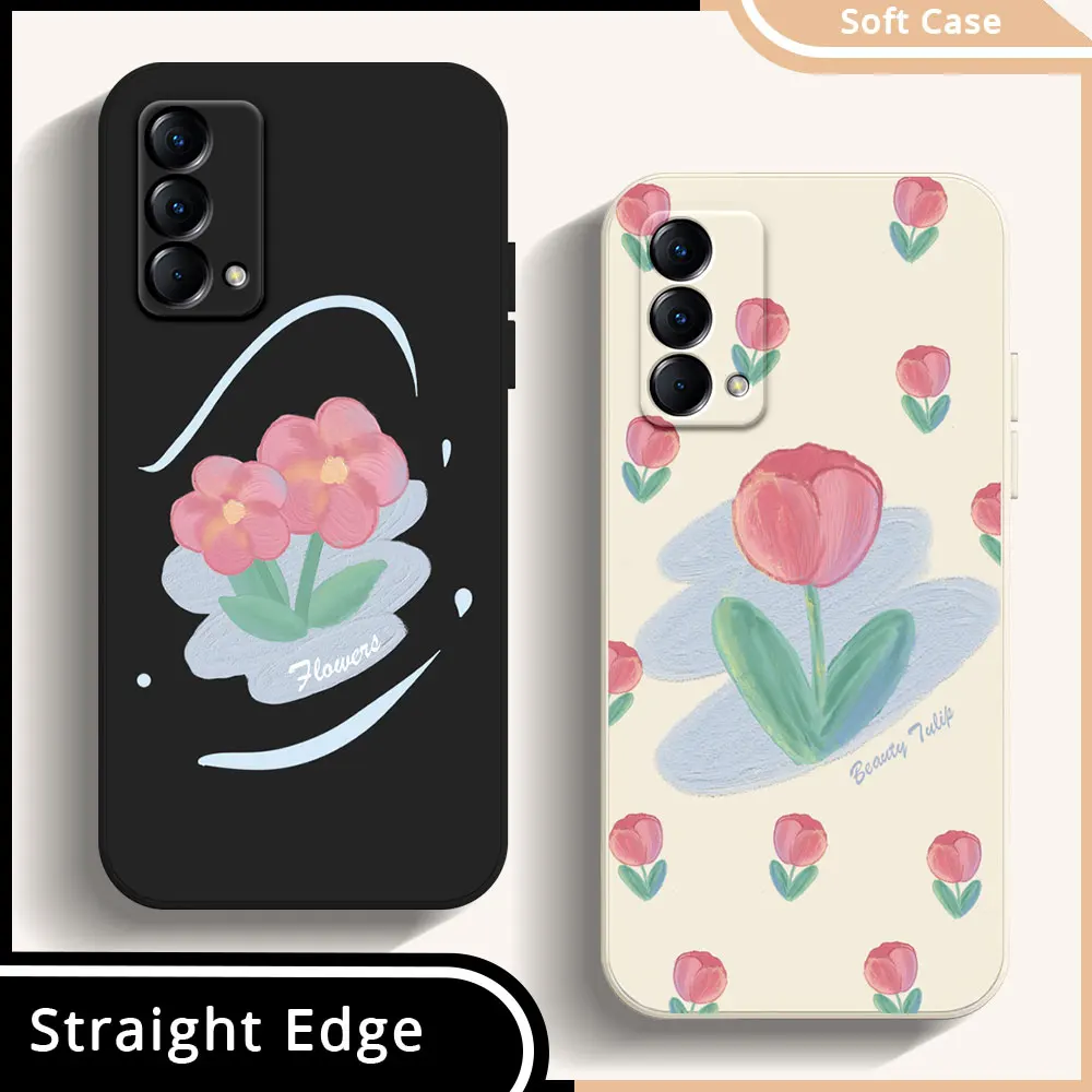 Новинка Цветочная флейта для Realme GT Master Edition V50S V13 9 Q3i Q3 Pro карнавальный