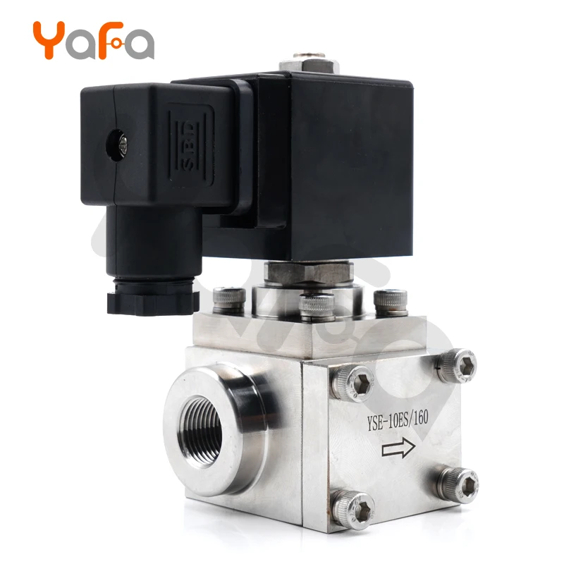 

304 Stainless Steel High Pressure Car Wash Solenoid Valve 0~300 Bar NC Normally Closed Solenoid Valve 3/8;-1; NPT BSP 2 Way