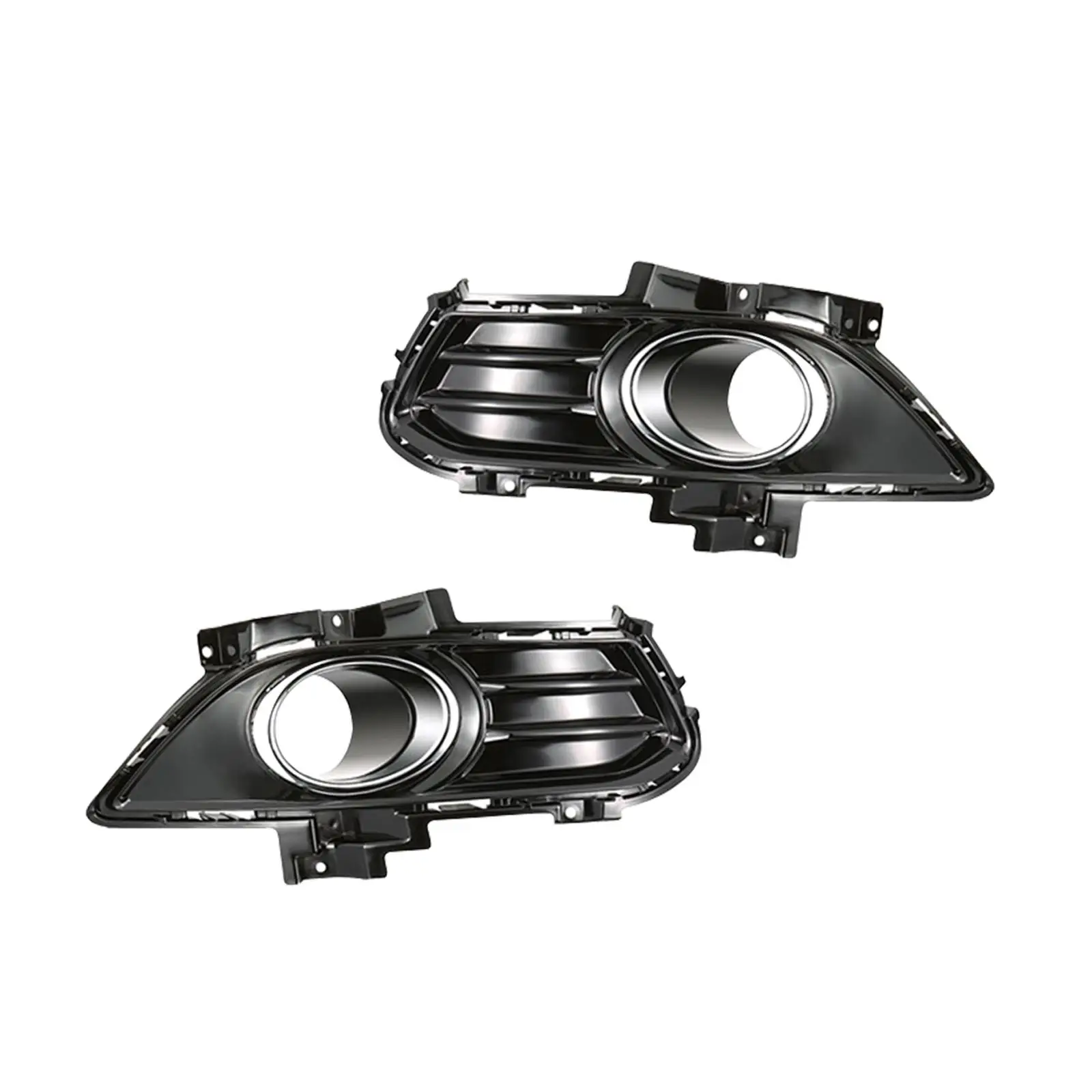 

1Pair Front Fog Light Lamp Cover Grille Trim Fog Light Bumper Housing Bezels for