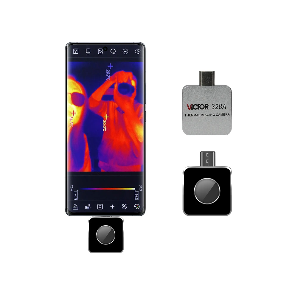 

VICTOR 328A Thermal Imaging Camera Type C Interface Connect Your Phone Hotel Privacy Protection Travel Protection