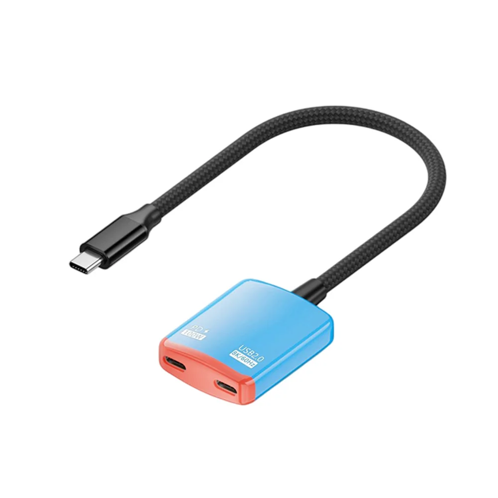 Фото Переходник для AR-очков 2-в-1: USB-C на HDMI, поддержка 8K@60Hz, быстрая зарядка 100 Вт, док-станция-адаптер, аксессуары для AR-очков №4