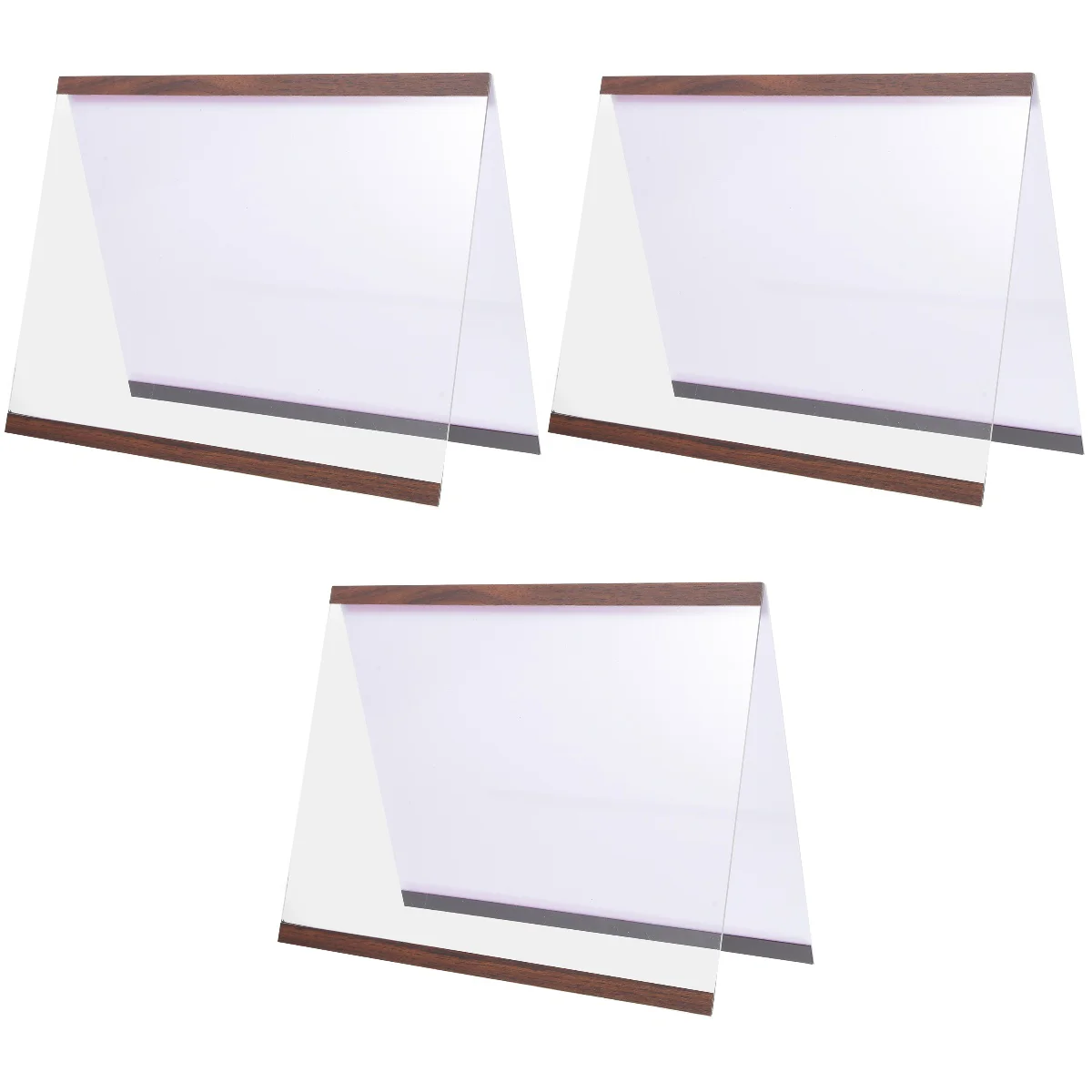 

3pcs Household Magnetic Photo Display Frame No Punching Certificate Display Rack Wall-mounted Holder