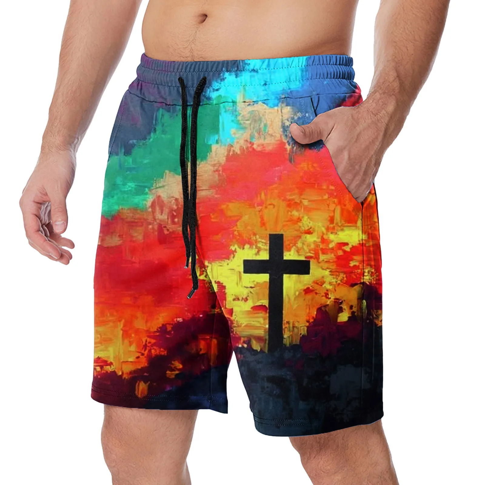 

Мужские повседневные летние шорты с карманами