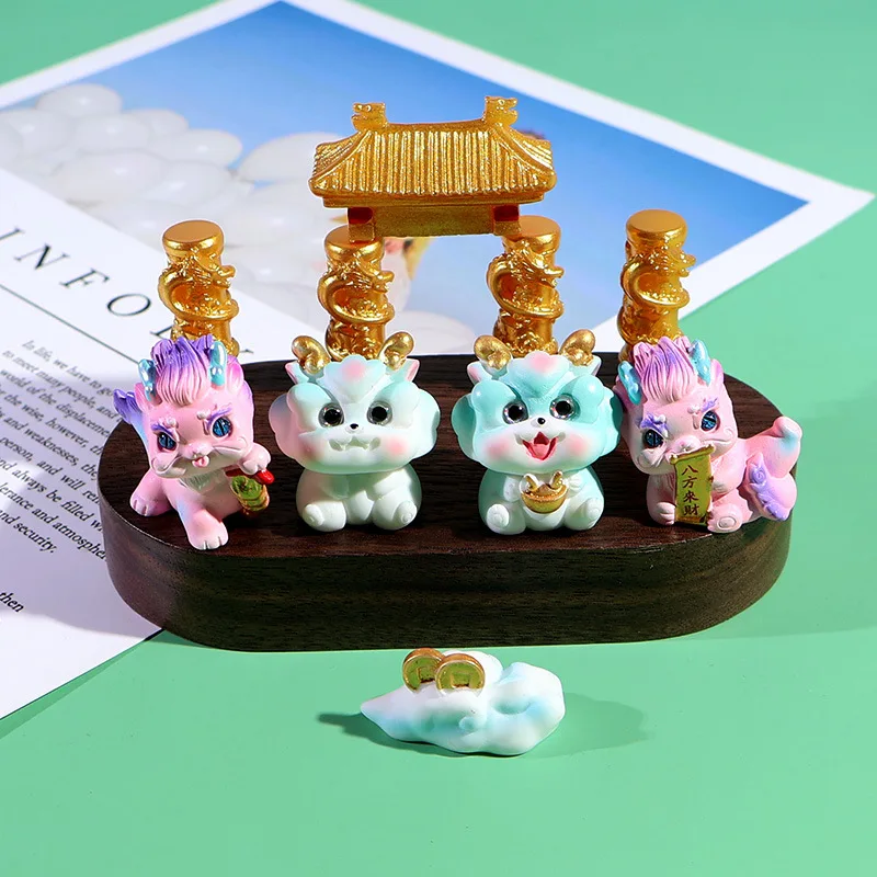 Лучшее китайское национальное маленькое украшение Cho Xiang Dragon трехмерная милая