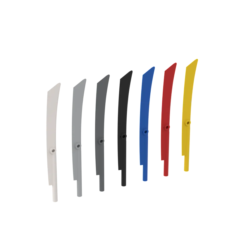 10pcs MOC Brick Parts 98137 Propeller 1 Blade 10L with Bar Compatible Building Block Particle DIY Assmble Kid Puzzle Toy Gift - купить по