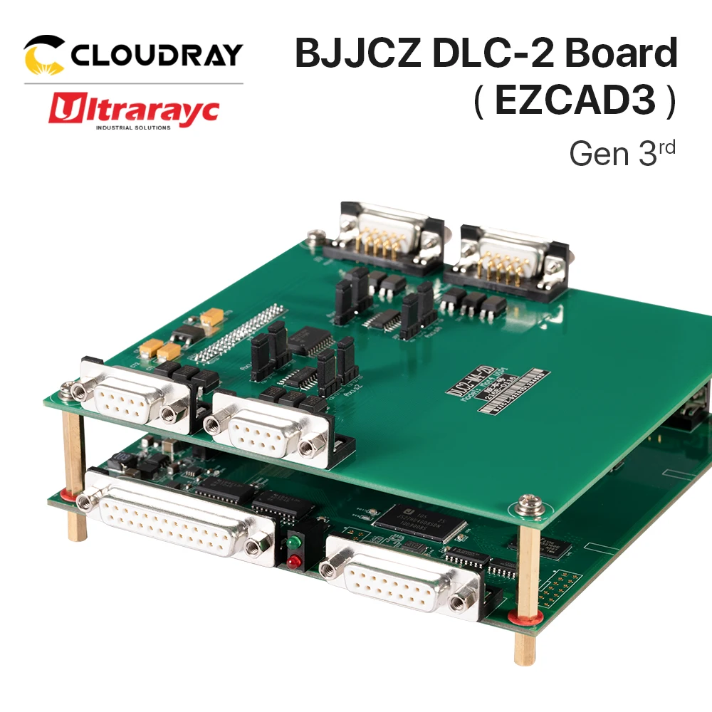 Ultrarayc JCZ DLC2-M4-2D Control Board Four Axis Standard Board With 2.5D Function EZCAD3 For Fiber Laser Marking Machine enlarge