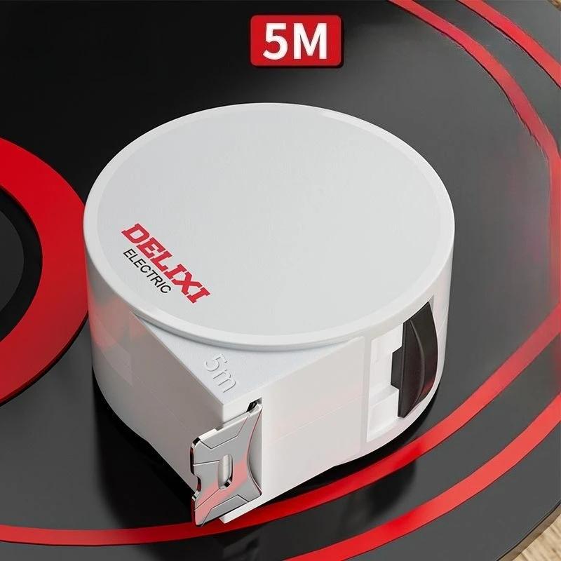 

Рулетка Youpin DELIXI, 5-метровая утолщенная закаленная 3-метровая стальная рулетка, высокоточный инструмент для измерения дальности, мини-рулетка