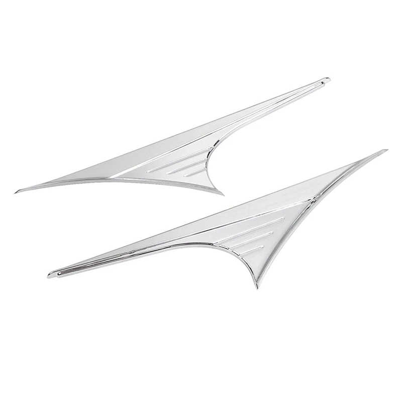 Хромированный задний багажник боковой кузов отделка платья для Tri Glide 09Up Trike