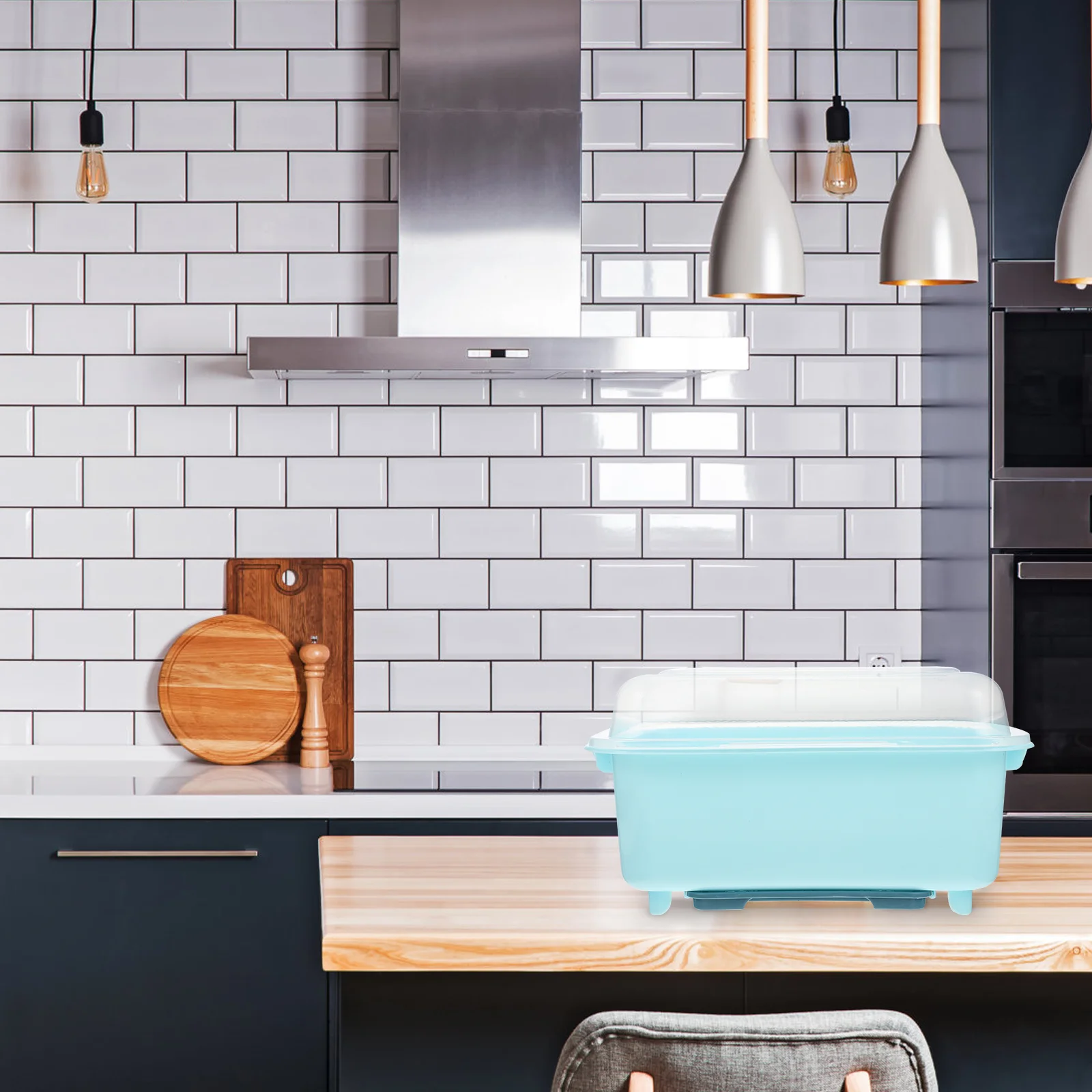 Пластиковая сушилка для посуды подставка сушки бутылок кормления кухонная