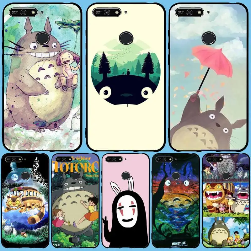

My Neighbor Totoro Anime Phone Case For Huawei Nova 2 I Plus 3 I E 4 E 5 I Pro 6 SE 6 5G Cove Fundas Case