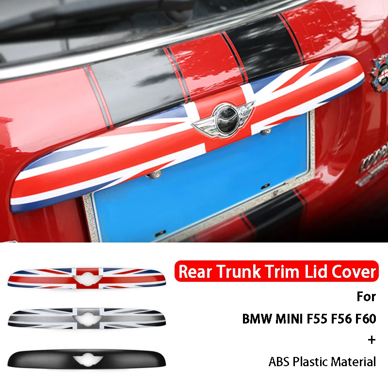 

Car Rear Trunk Trim Cover Tailgate Decorative Sticker For BMW MINI Cooper One S Coutryman F55 F56 F60 Car Styling Accessories