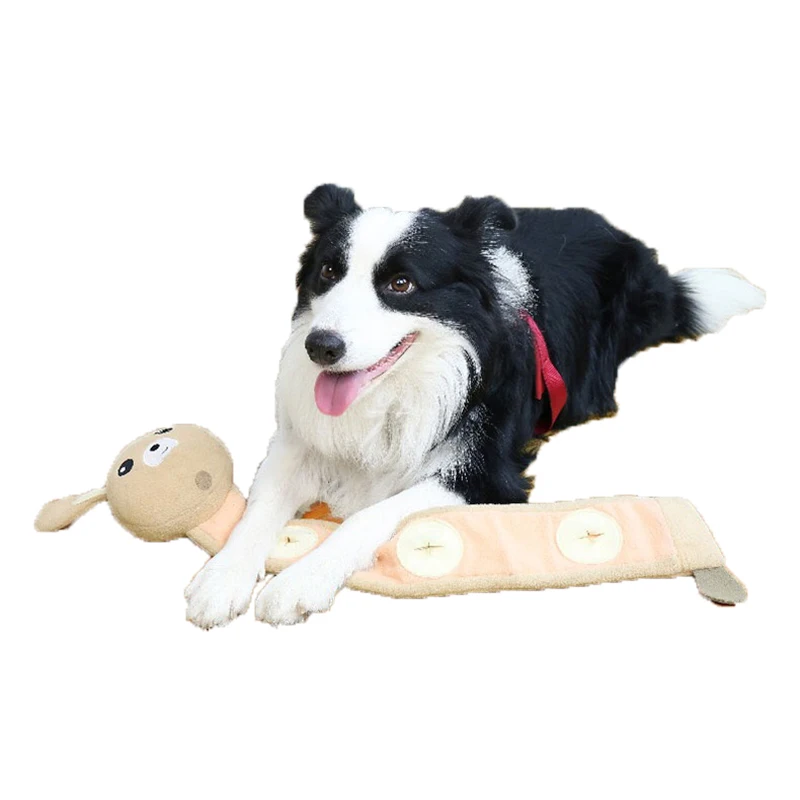 

Dog Sniffs Tibetan Food Toy Pet Depresses Training Puppy Large Dog Rabbit Doll Bite Resistant Vocalization 65CM