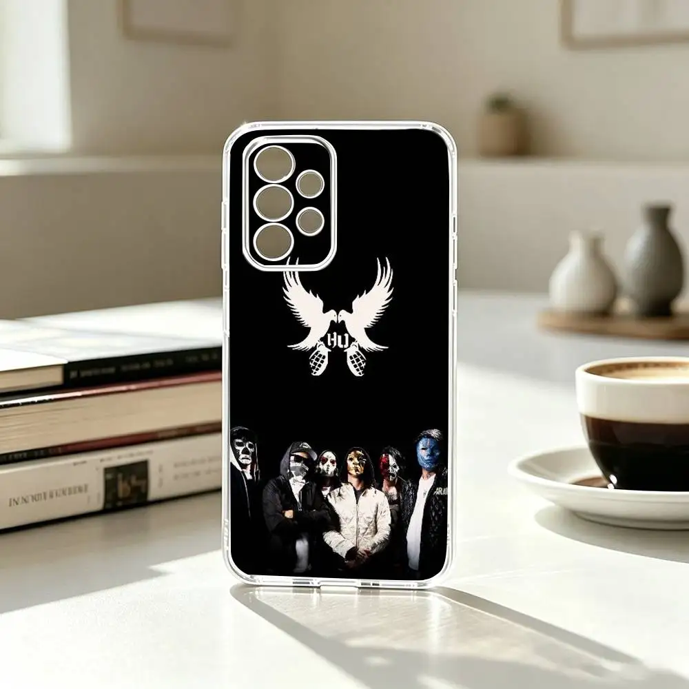Фото Чехол для телефона H-Hollywood U-Undead Band, прозрачный, силиконовый, мягкий, для Samsung S25, S24, S21, S22, S23, S30, Ultra, S20, Plus, Fe №3
