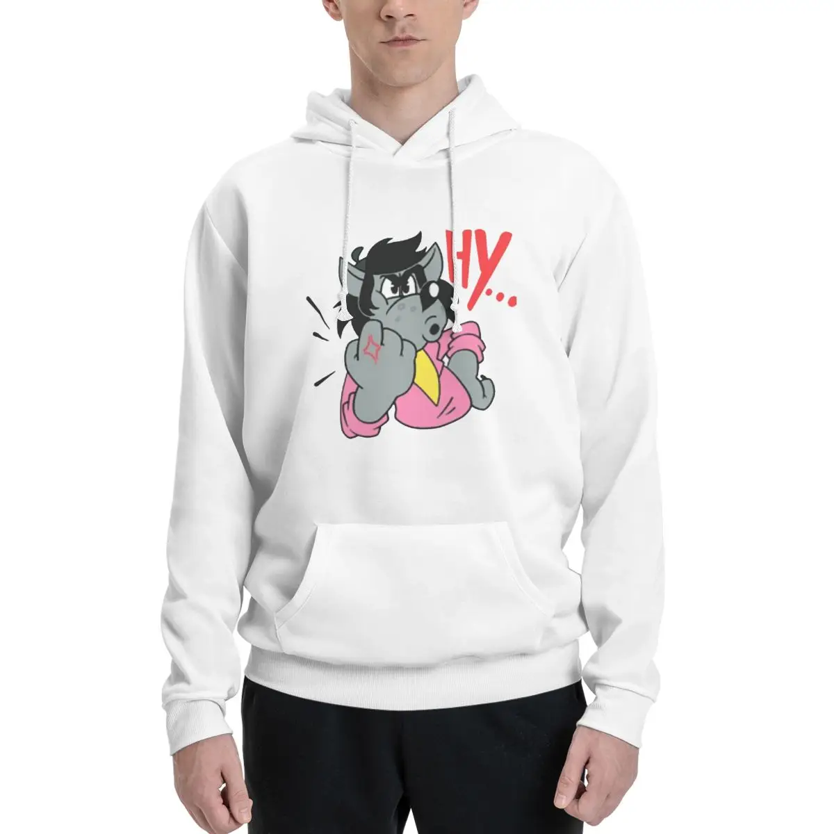 

Nu Pogodi Cartoon Funny Wolf And Bunny 1 Couples Plus Velvet Hooded Sweater Leisure sexy With hood pullover Novelty Top quality
