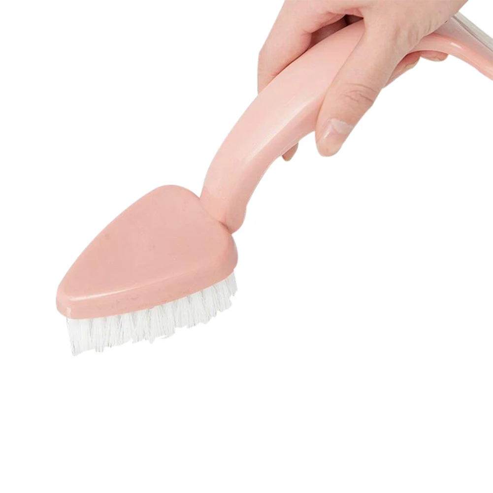 

2-in-1 Cleaning Brush Double Head Window Scraper Triangular Brushes Wiper Stains Reomver