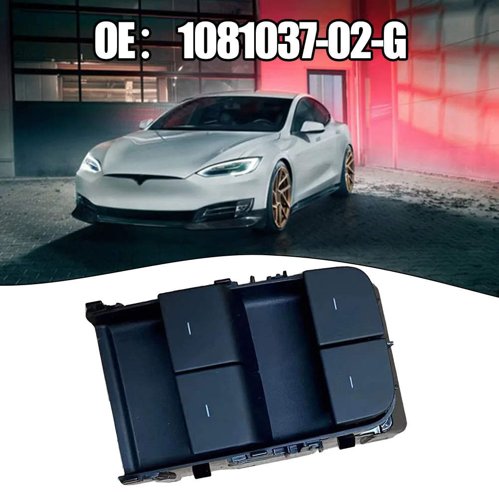 

Car Front Left Power Casement Switch 1081037-02-G For Tesla Model Y 3 2021-2022 Window Control Switch Panel Master