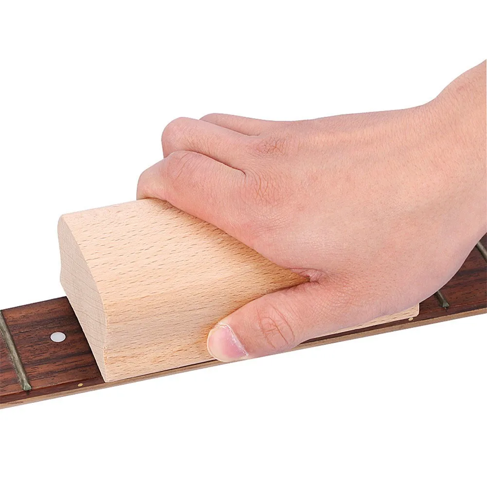 Guitar Radius Sanding Block 7.25-20inch Radius Fingerboard Fret Leveling Tool For Guitar Bass Fret Fingerboard Luthier Tools enlarge