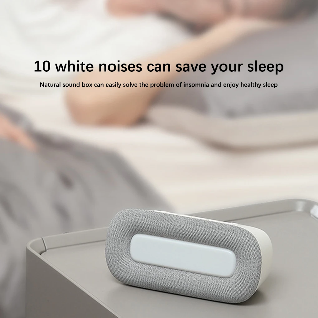 

Smart Sleep Aid Brain White Machine Type C Sleeping Tool Small Lamp Timing Health Accessories Relaxed Tools Evening