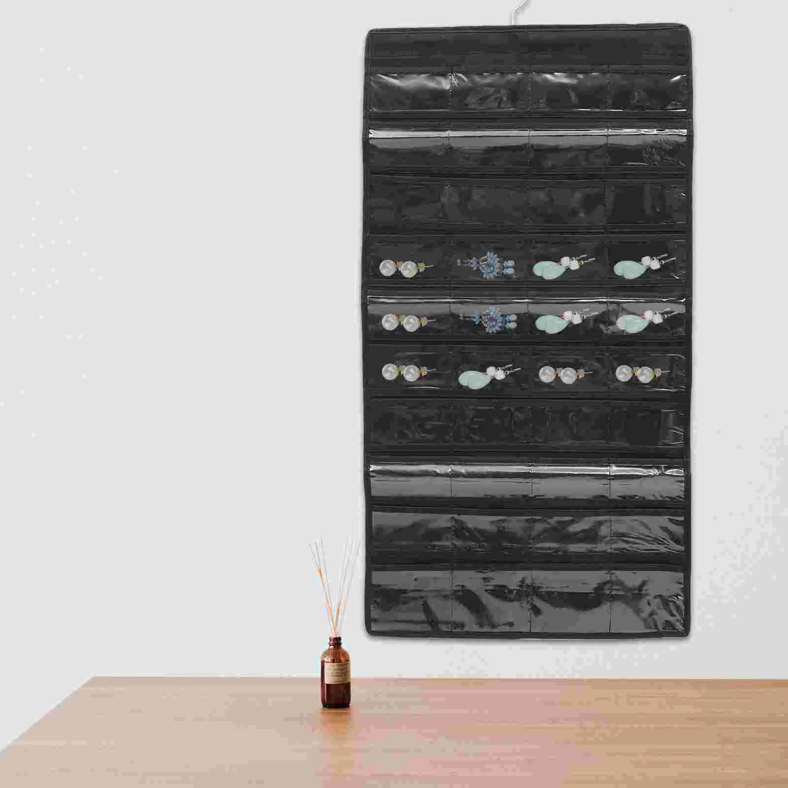 

Jewellery Pouch Home Display Decoration Women Hanging Earring Organizer Jewelry Organizing Bag Necklace Stud Storage Bags