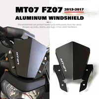 motorcycle windshield for yamaha mt07 mt 07 fz 07 2013 2014 2015 2016 2017 motorbike wind deflector windscreen mt 07