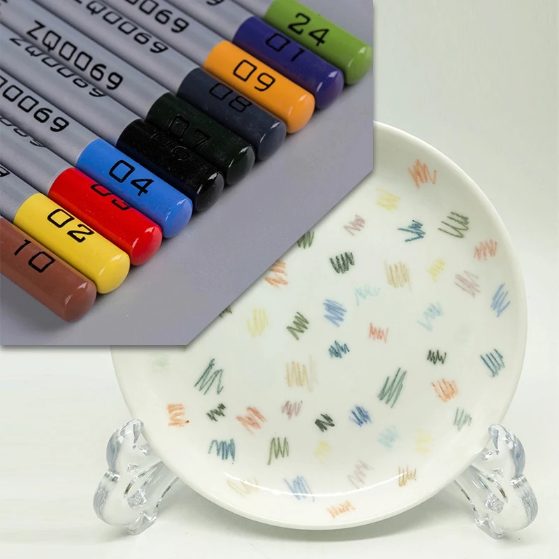 Керамические разноцветные карандаши с искусственной глазурью |