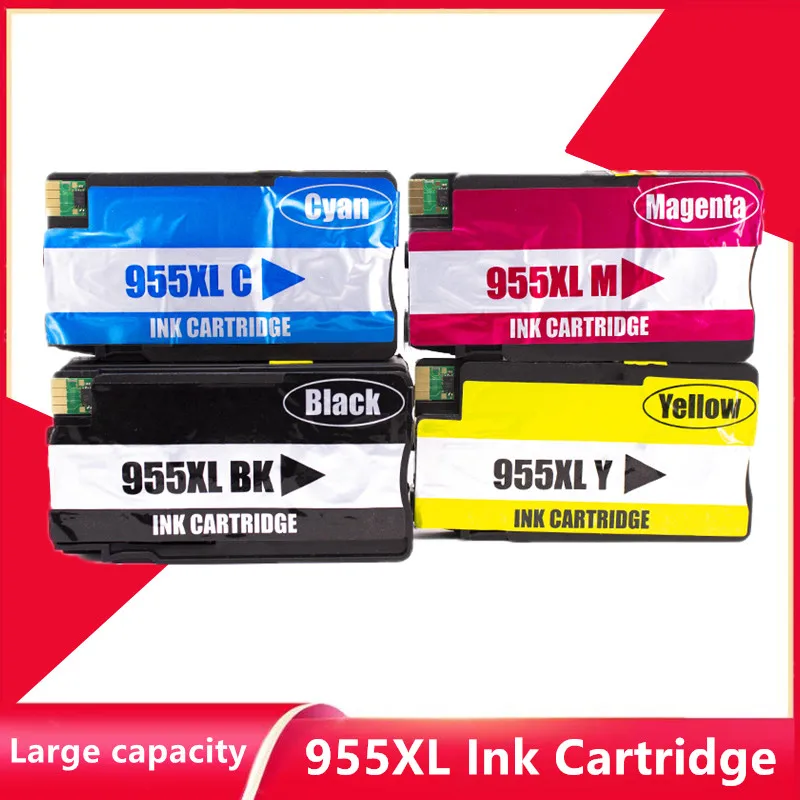 

Картридж чернильный совместимый с HP 955 955 XL 955XL для принтера HP OfficeJet Pro 7740 8710 8715 8720 8730 8740 8210 8216 8725
