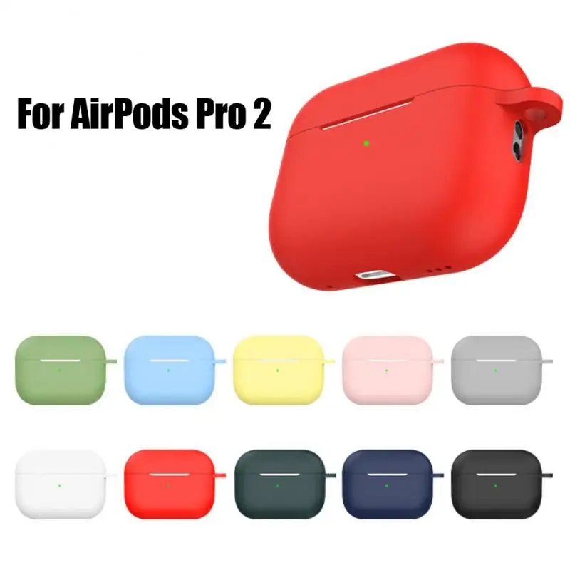 

Силиконовый чехол для Apple Airpods Pro, Чехол Air Pods Pro 2, Bluetooth чехол, защитный чехол для AirPods Pro 2, аксессуары для наушников