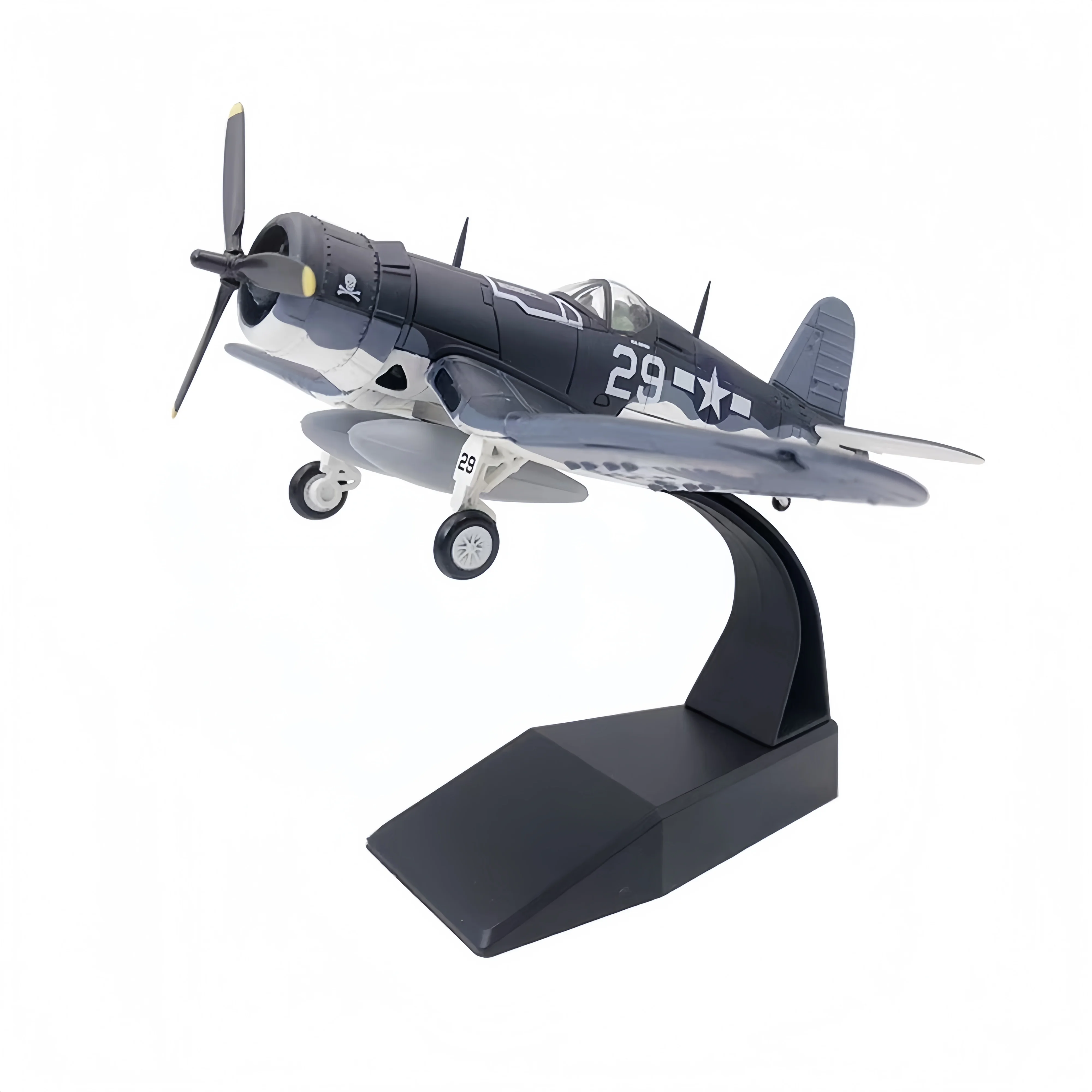 Фото 1:72 Вторая мировая война США F4U Пиратский истребитель F4U-1 Dragon Ace Модель самолета из сплава Коллекция моделей самолетов №3