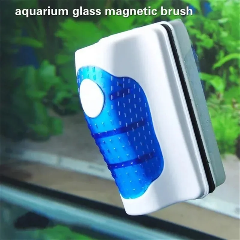 

Magnetic Aquarium Fish Tank Brushes Floating Magnetic Brush Window Scraper Aquarium Fish Tank Glass Cleaner Aquarium Accessories