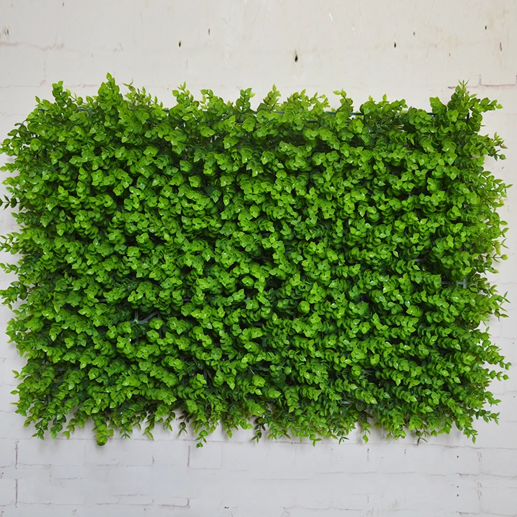 

High quality 40x60cm Green Grass Artificial Turf Plants Garden Ornament Plastic Lawns Carpet Wall Balcony Fence For Home Decor