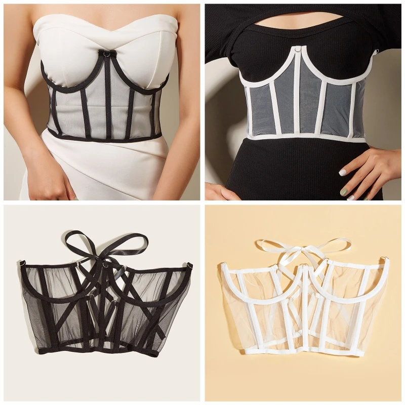 Sexy Corset Underbust Women Gothic Top Curve Shaper Modeling Bustiers |