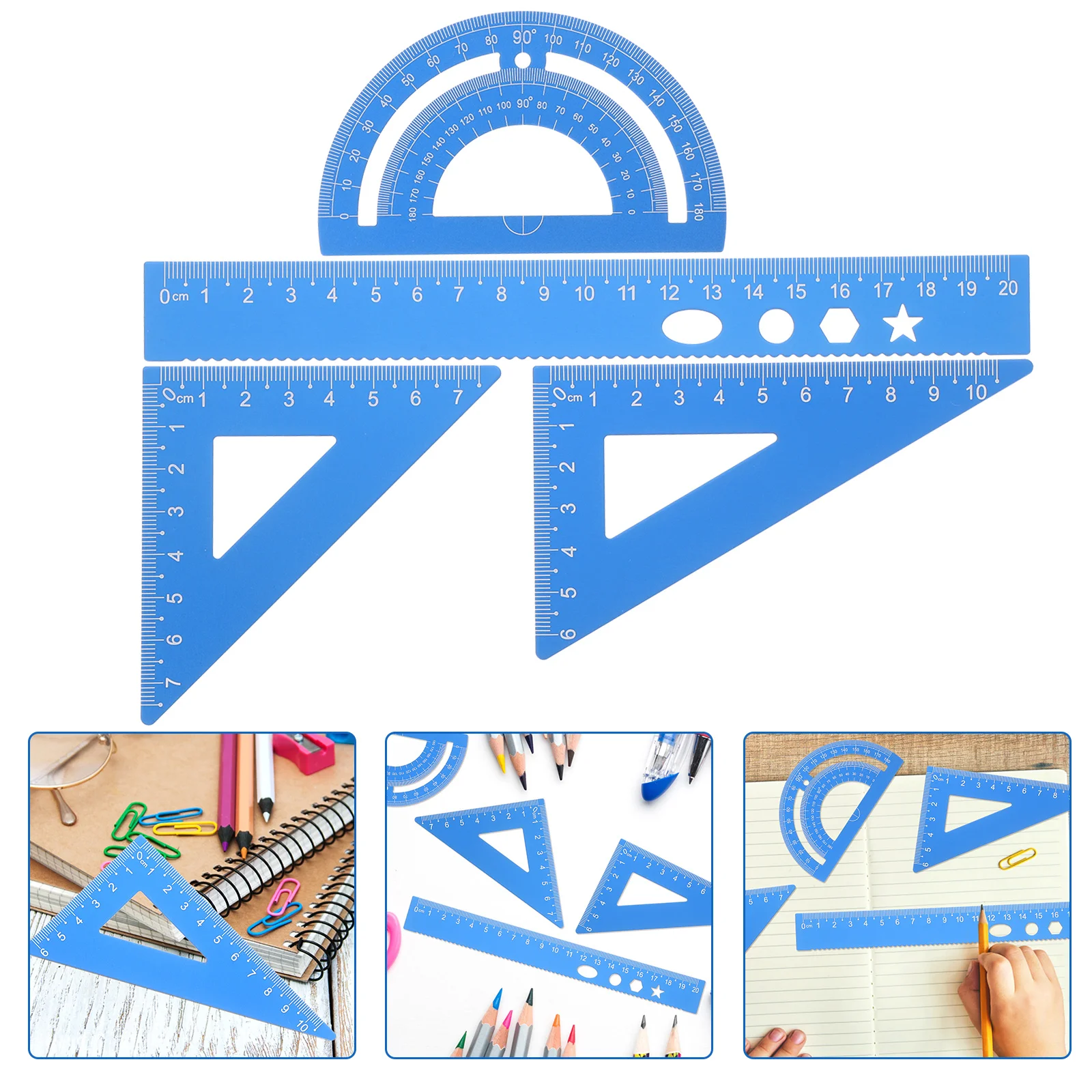 

Ruler Set Square Measuring Tool Tools Stationery Design Drawing School Geometry Rulers Protractor Aluminum Alloy