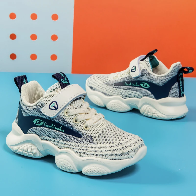 

New New Kids Running Sneakers Children Sports Shoes Breathable Mesh Boys Casual Walking Outdoor Lightweight Girls Shoes