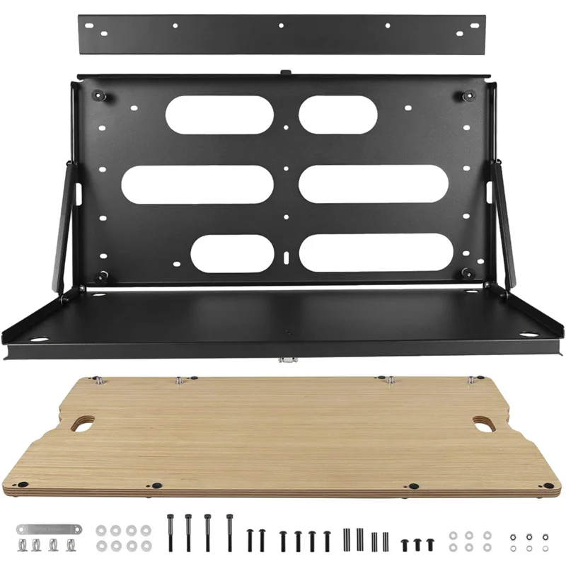 

Выпадающая таблица задней двери для Jeep Wrangler 2007-2022 Jeep Wrangler JK JKU JL JLU Unlimited Sports Freedom Sahara Rubicon Задняя дверь Складная полка для рыбалки Стойка для барбекю Макс 40 кг (88,2 фунта)